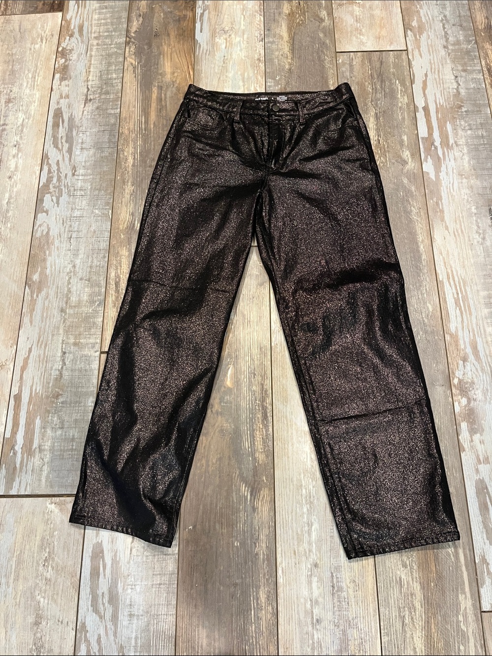 Women’s Shimmery Black Jeans - Stylish Evening Pants by Old Navy